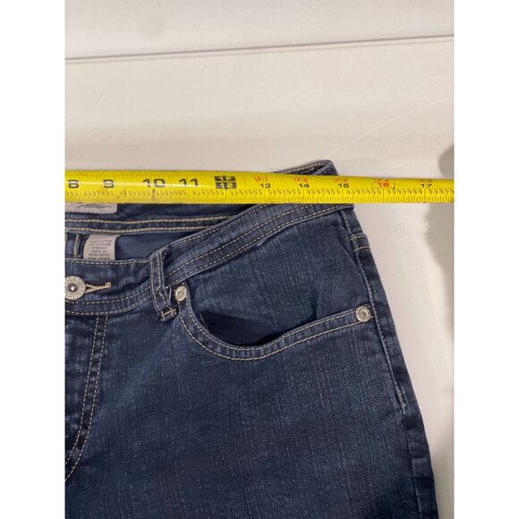 CHICO’S PLATINUM DENIM WOMEN'S DARK WASH BLUE JEANS SIZE 0.5/6 REG - Picture 10 of 14